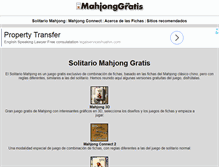 Tablet Screenshot of mahjonggratis.org